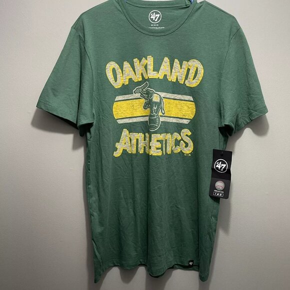 Oakland Athletics A's '47 Brand Elephant on Ball t-shirt - Picture 1 of 5